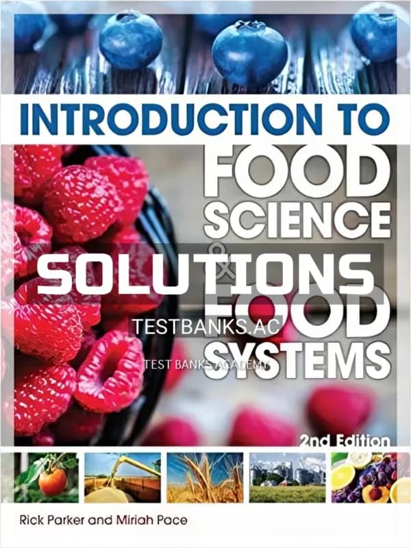 Cover for Solutions Manual for Introduction to Food Science and Food Systems 2nd Edition by Parker