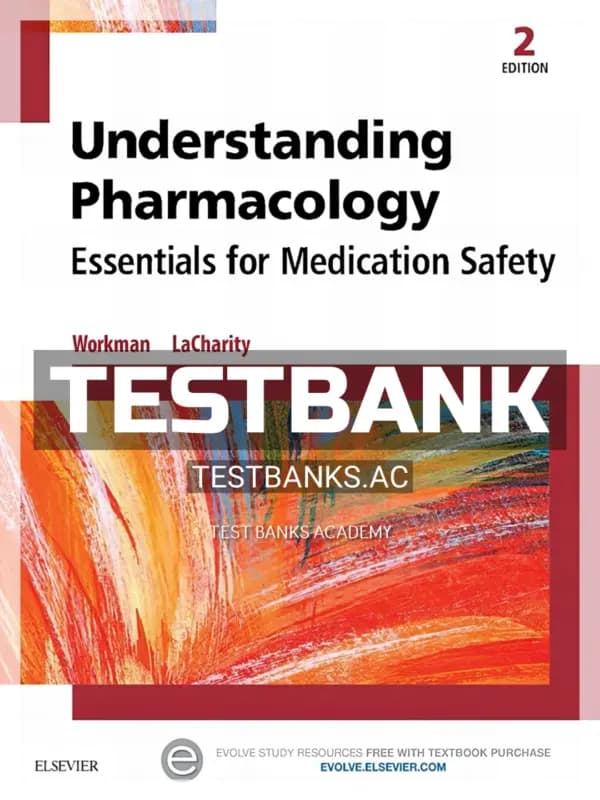 Cover for Test Bank for Understanding Pharmacology 2nd Edition by Workman