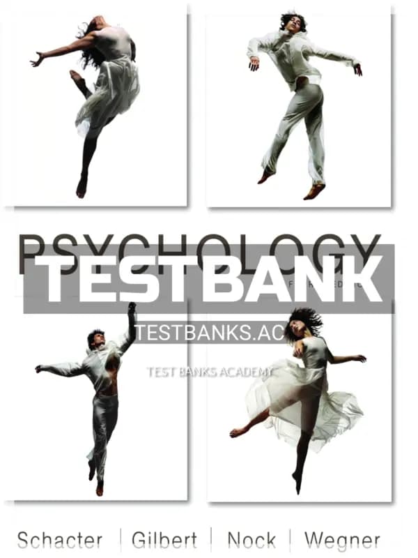 Cover for Test Bank for Psychology 4th Edition by Schacter