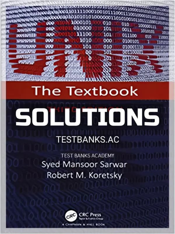 Cover for Solutions Manual for UNIX The Textbook 3rd Edition by Sarwar