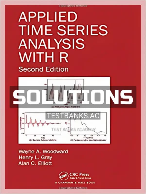 Cover for Solutions Manual for Applied Time Series Analysis with R 2nd Edition by Woodward