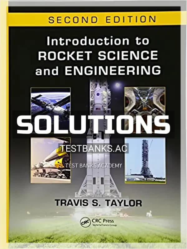 Cover for Solutions Manual for Introduction to Rocket Science and Engineering 2nd Edition by Taylor