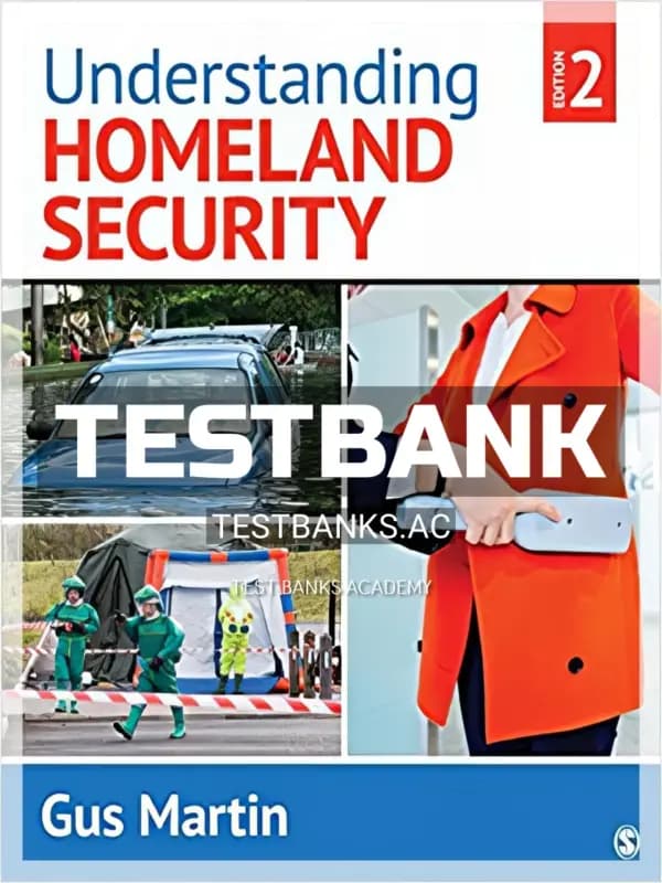 Cover for Test Bank for Understanding Homeland Security 2nd Edition by Martin