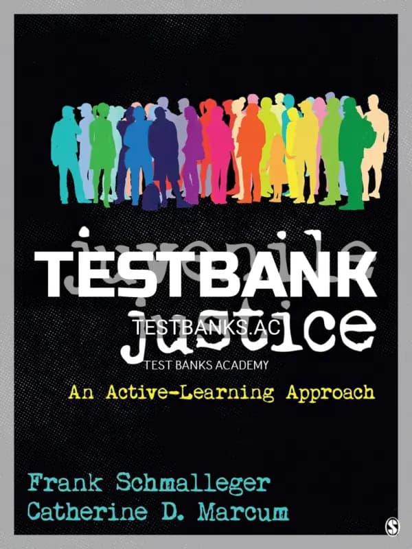 Cover for Test Bank for Juvenile Justice An Active-Learning Approach 1st Edition by Schmalleger