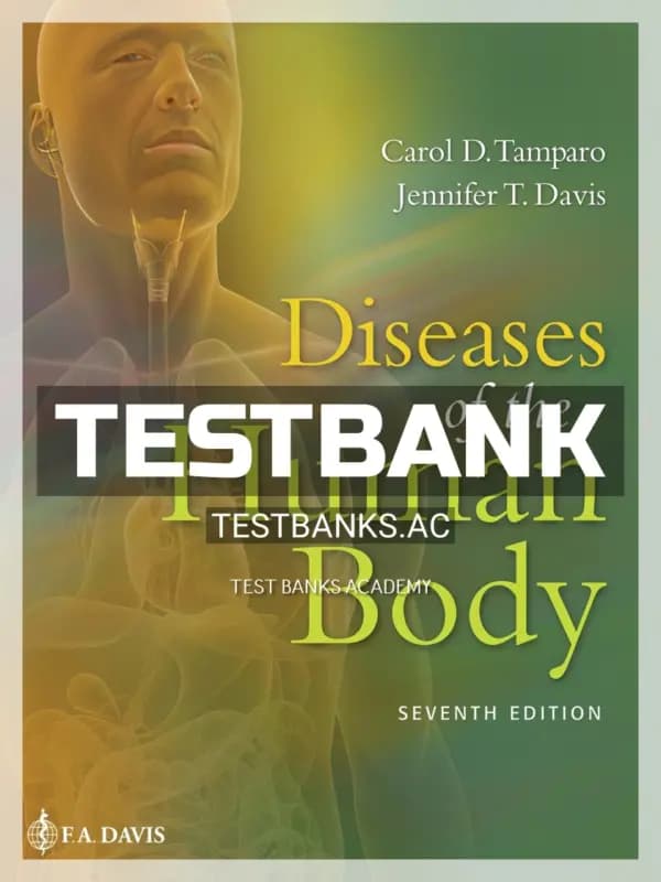 Cover for Test Bank for Diseases of the Human Body 7th Edition by Tamparo