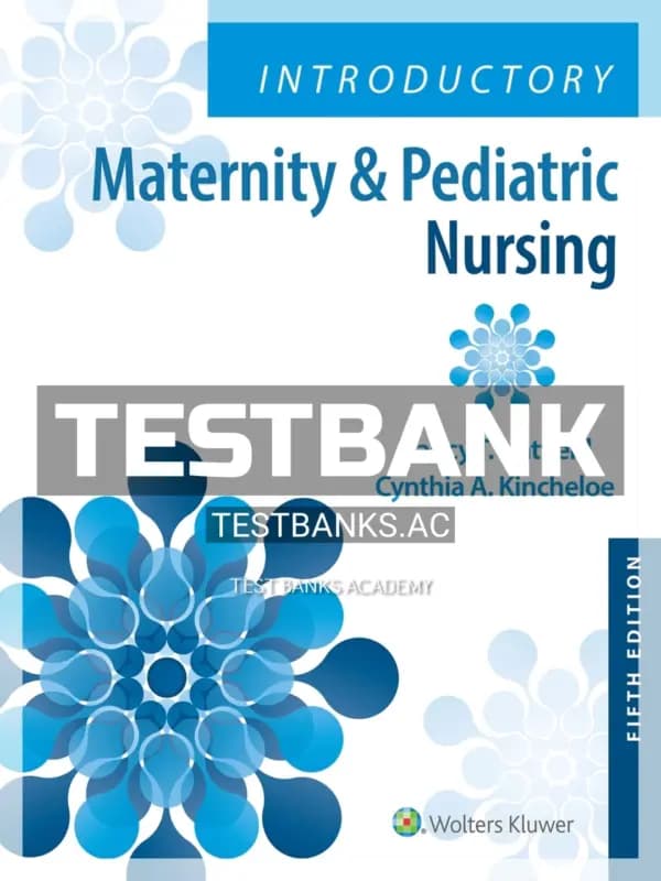 Cover for Test Bank for Introductory Maternity and Pediatric Nursing 5th Edition by Hatfield