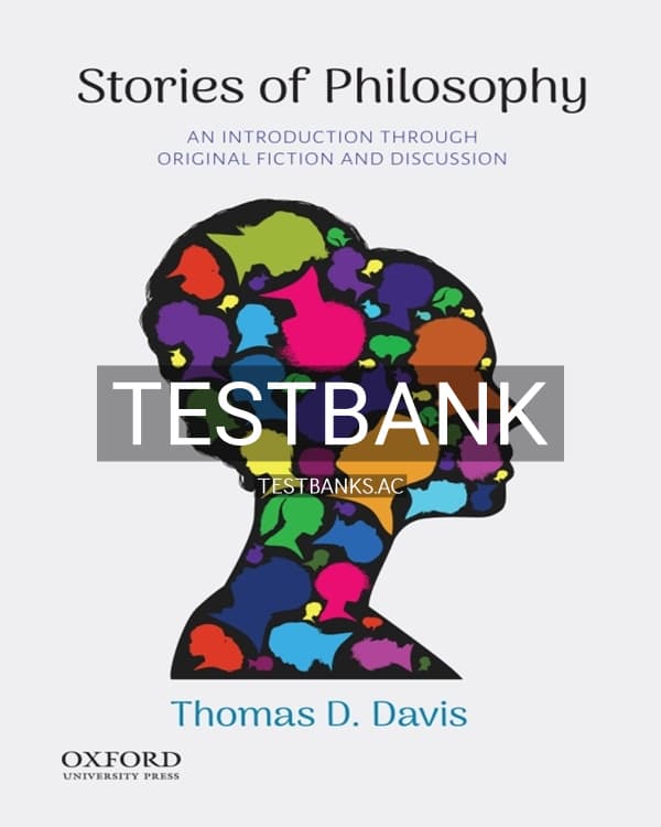 Test Bank for Stories of Philosophy 1st US Edition by Davis cover