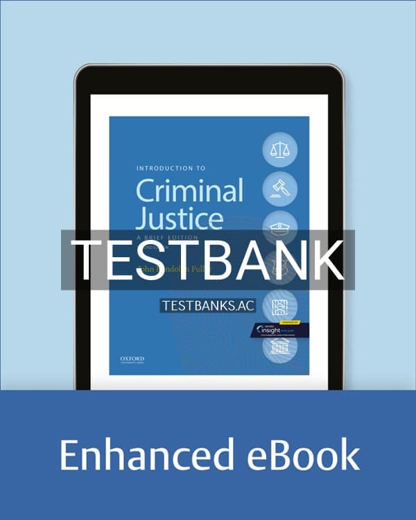 Test Bank for Introduction to Criminal Justice 2nd US Edition by Fuller cover