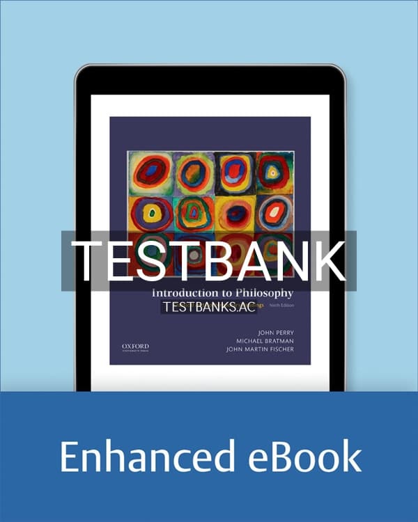 Test Bank for Introduction to Philosophy 9th US Edition by Perry cover