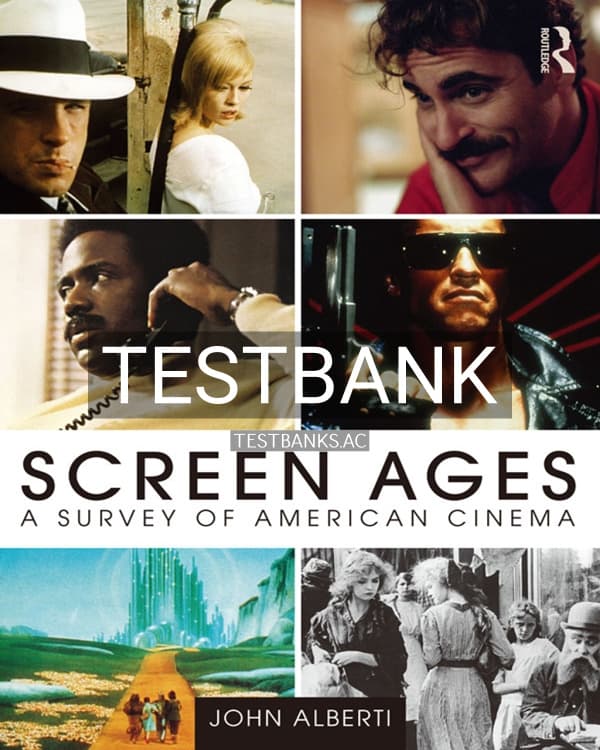 Test Bank for Screen Ages 1st US Edition by Alberti cover