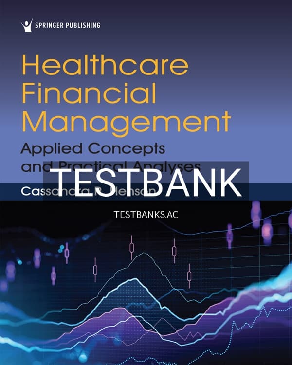 Test Bank for Healthcare Financial Management 1st US Edition by Henson cover
