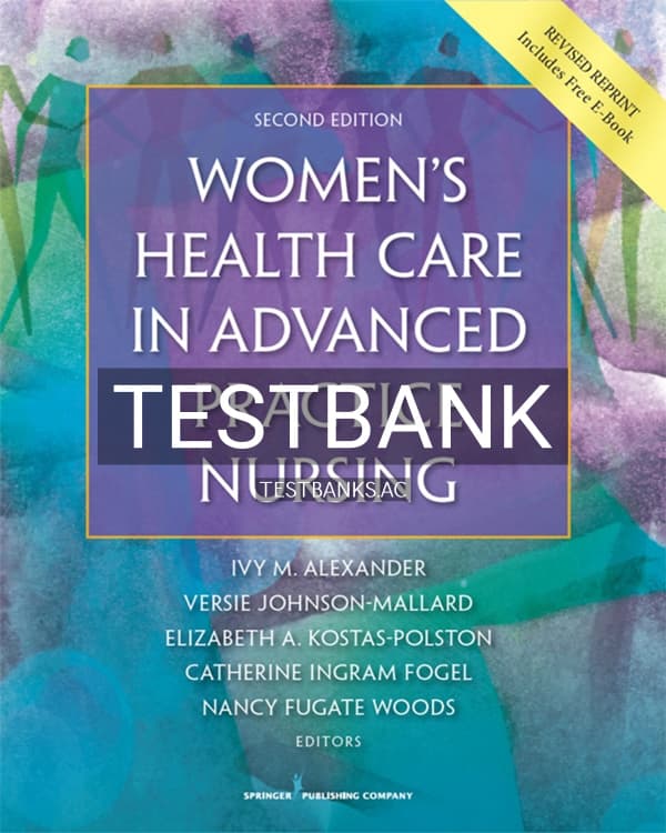 Cover for Test Bank for Womens Health Care in Advanced Practice Nursing 2nd US Edition by Alexander