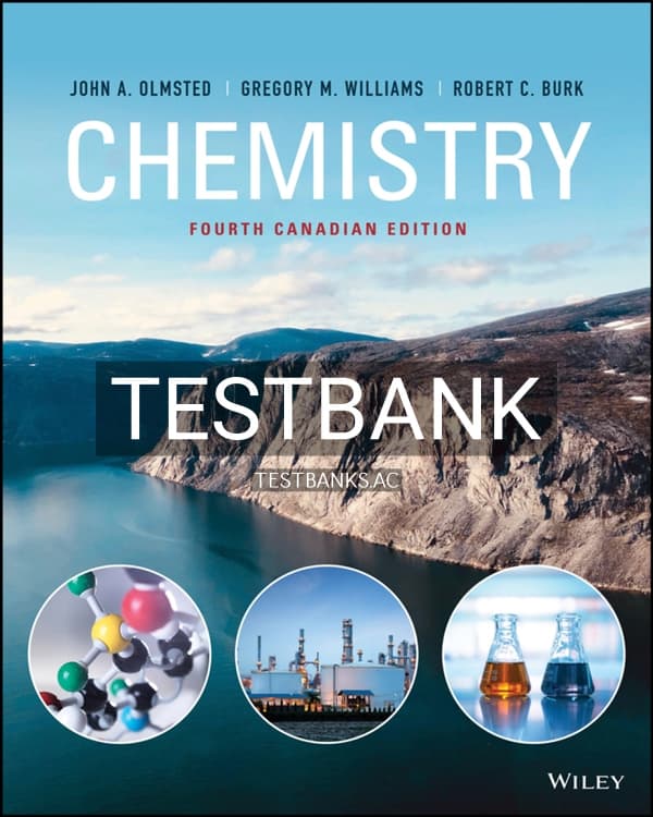 Test Bank for Chemistry 4th CA Edition by Olmsted cover