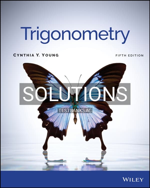 Cover for Solutions Manual for Trigonometry 5th US Edition by Young