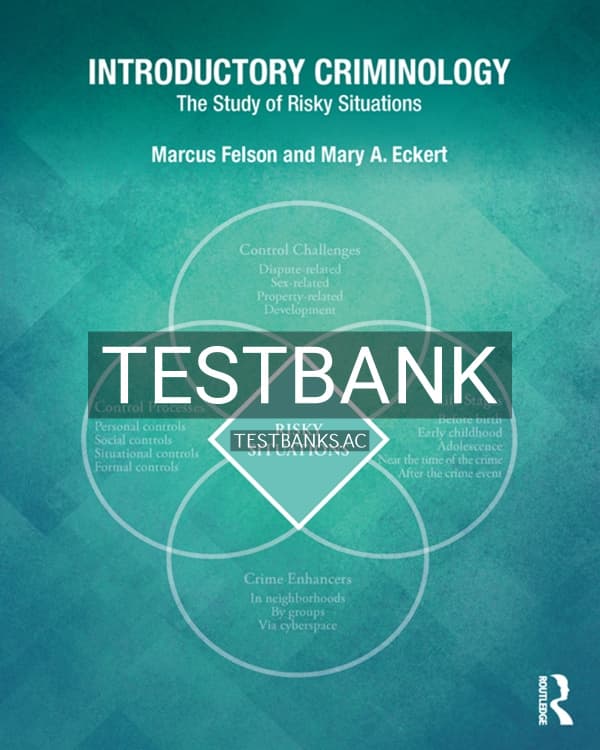 Test Bank for Introductory Criminology 1st US Edition by Felson cover