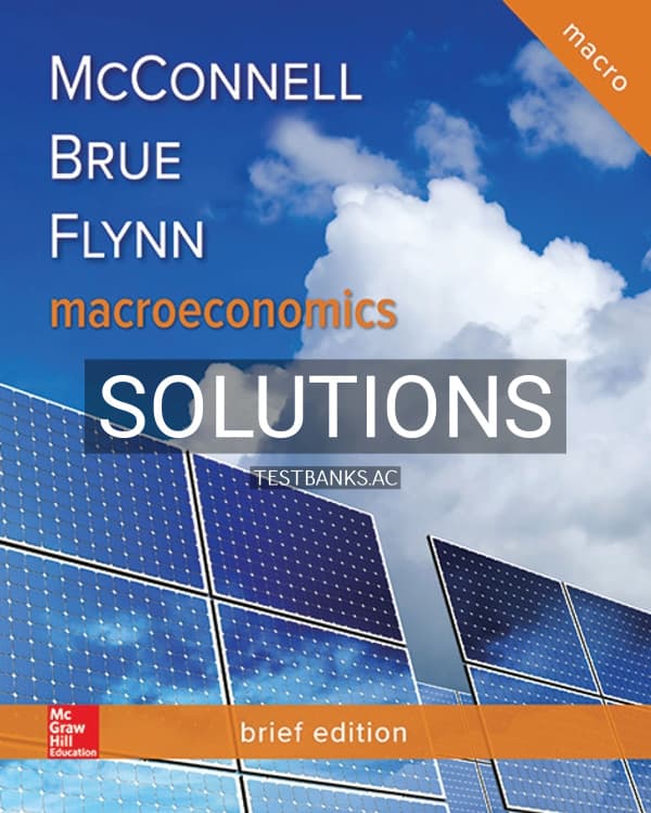 Cover for Solutions Manual for Macroeconomics Brief Edition 3rd US Edition by McConnell