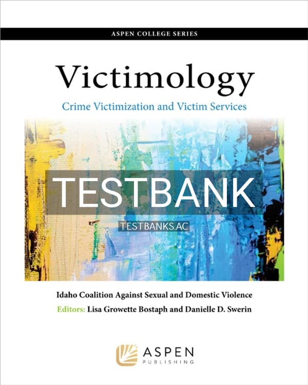 Cover for Test Bank for Victimology 1st US Edition by Growette Bostaph