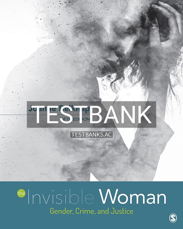 Cover for Test Bank for The Invisible Woman 5th US Edition by Belknap