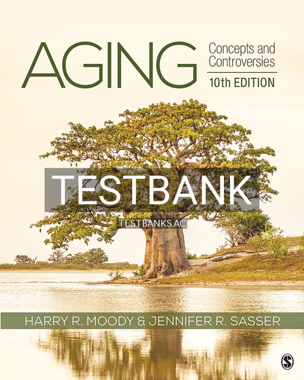 Test Bank for Aging 10th US Edition by Moody cover