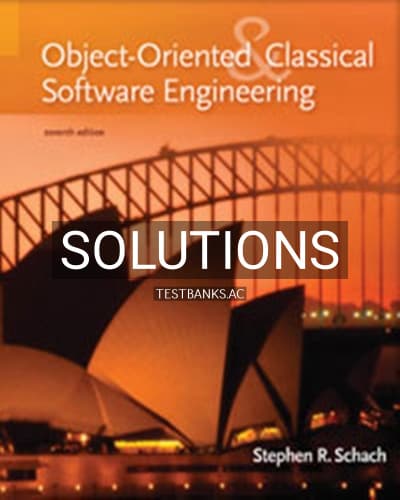 Solutions for Classical and Object-Oriented Software Engineering 7th Edition by Stephen Schach cover