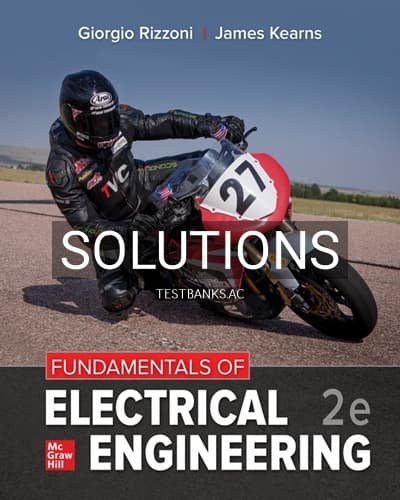 Solutions for Fundamentals of Electrical Engineering 2nd Edition by Rizzoni cover