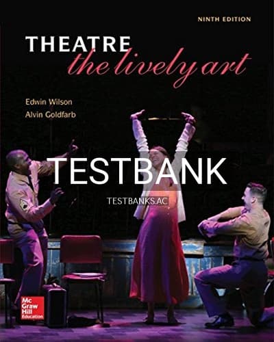 Cover for Test Bank for Theatre The Lively Art 9th Edition by Wilson