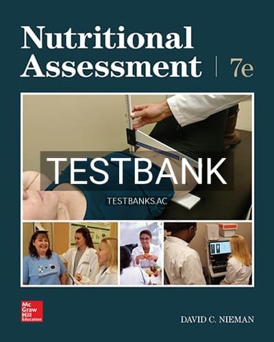 Test Bank for Nutritional Assessment 7th Edition by Nieman cover