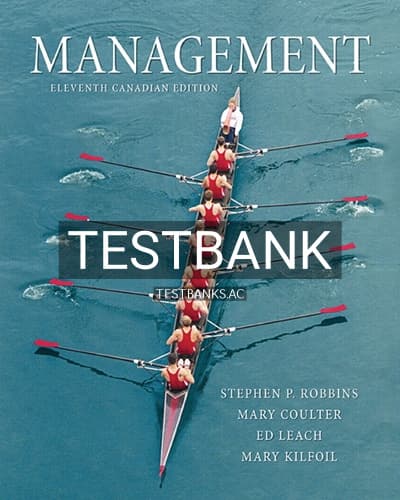 Test Bank for Management 11th Edition by Robbins cover