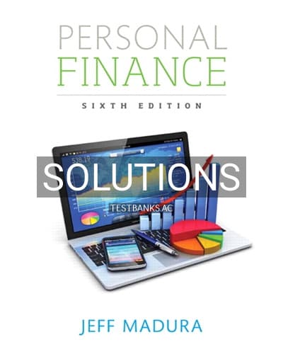 Solutions for Personal Finance 6th Edition by Madura cover