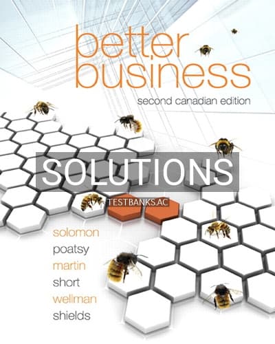 Solutions for Better Business 2nd Edition by Solomon cover