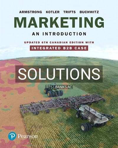 Solutions for Marketing An Introduction Updated 6th Edition by Armstrong cover