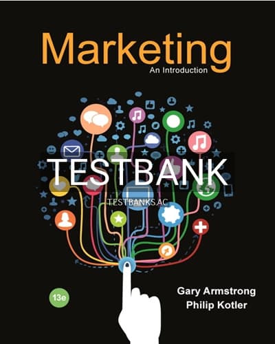 Test Bank for Marketing An Introduction 13th Edition by Armstrong cover