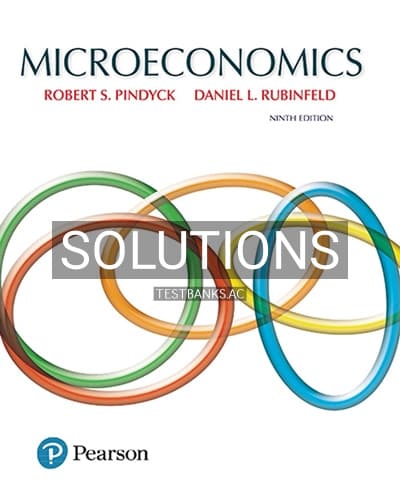 Solutions for Microeconomics 9th Edition by Pindyck cover