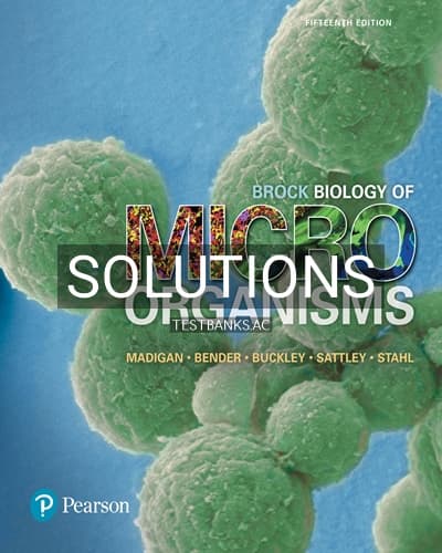 Solutions for Brock Biology of Microorganisms 15th Edition by Madigan cover