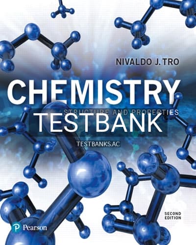 Test Bank for Chemistry Structure and Properties 2nd Edition by Tro cover