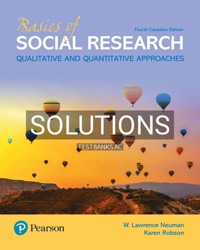 Solutions for Basics of Social Research 4th Edition by Neuman cover