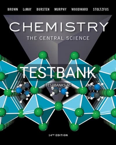 Test Bank for Chemistry The Central Science 14th Edition by Brown cover
