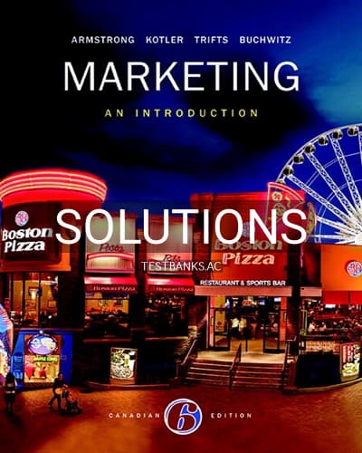 Solutions for Marketing An Introduction 6th Edition by Armstrong cover