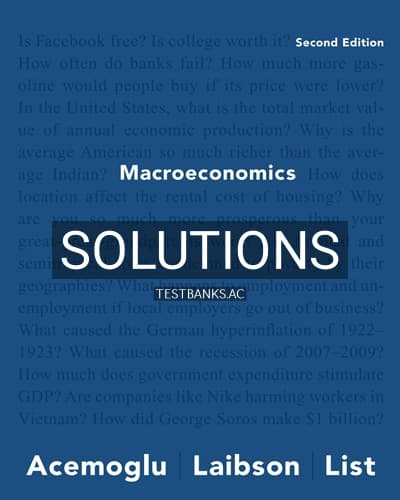 Solutions for Macroeconomics 2nd Edition by Acemoglu cover