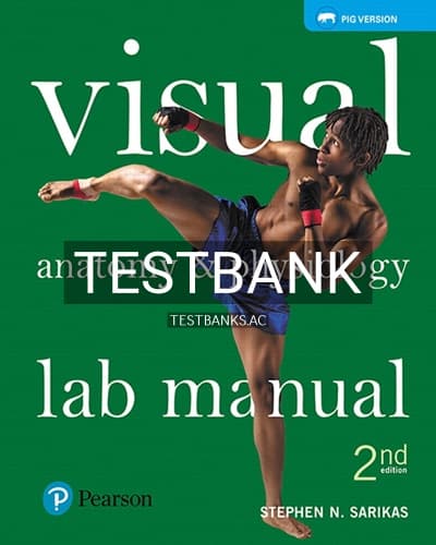 Cover for Test Bank for Visual Anatomy ansd Physiology Lab Manual Pig Version 2nd Edition by Sarikas