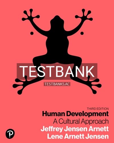 Test Bank for Human Development A Cultural Approach 3rd Edition by Arnett cover