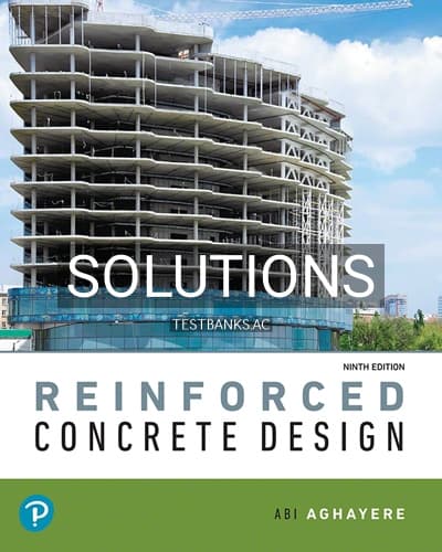 Solutions for Reinforced Concrete Design 9th Edition by Aghayere cover