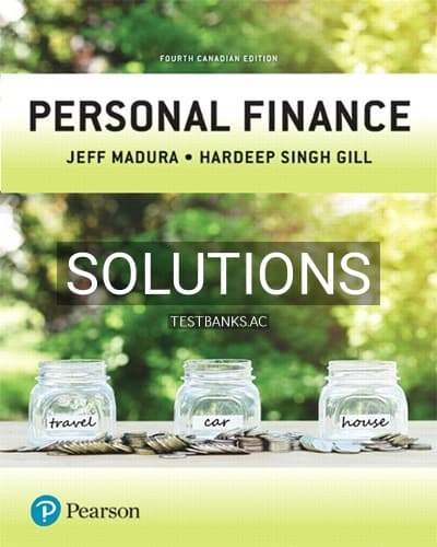 Solutions for Personal Finance 4th Edition by Madura cover