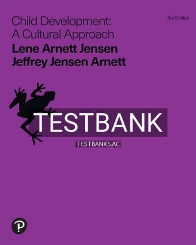 Test Bank for Child Development 3rd Edition by Arnett cover
