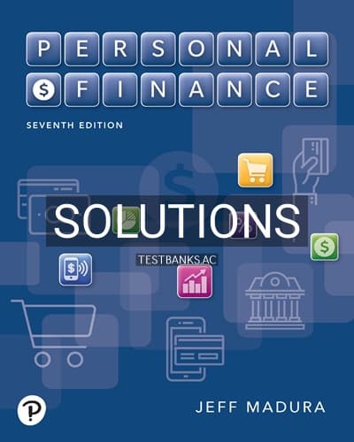 Solutions for Personal Finance 7th Edition by Madura cover