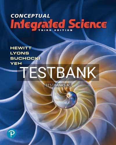 Test Bank for Conceptual Integrated Science 3rd Edition by Hewitt cover