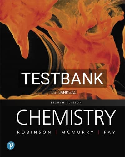 Test Bank for Chemistry 8th Edition by Robinson cover