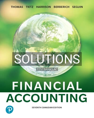 Solutions for Financial Accounting 7th Edition by Horngren cover