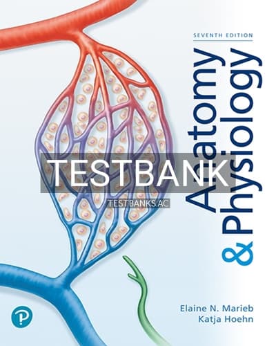 Test Bank for Anatomy & Physiology 7th Edition by Marieb cover