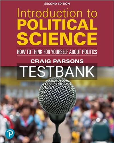 Test Bank for Introduction to Political Science 2nd Edition by Parsons cover